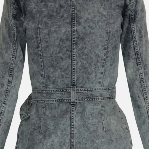 Stella McCartney Quiet Luxury Dark Blue Denim Short Overalls Retails $1,150.00 - Picture 2 of 2